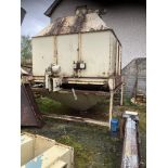 Geelen Mild Steel COUNTERFLOW COOLER, approx. 10 Tonne per hour cap. with cyclone and fan (ex-situ),