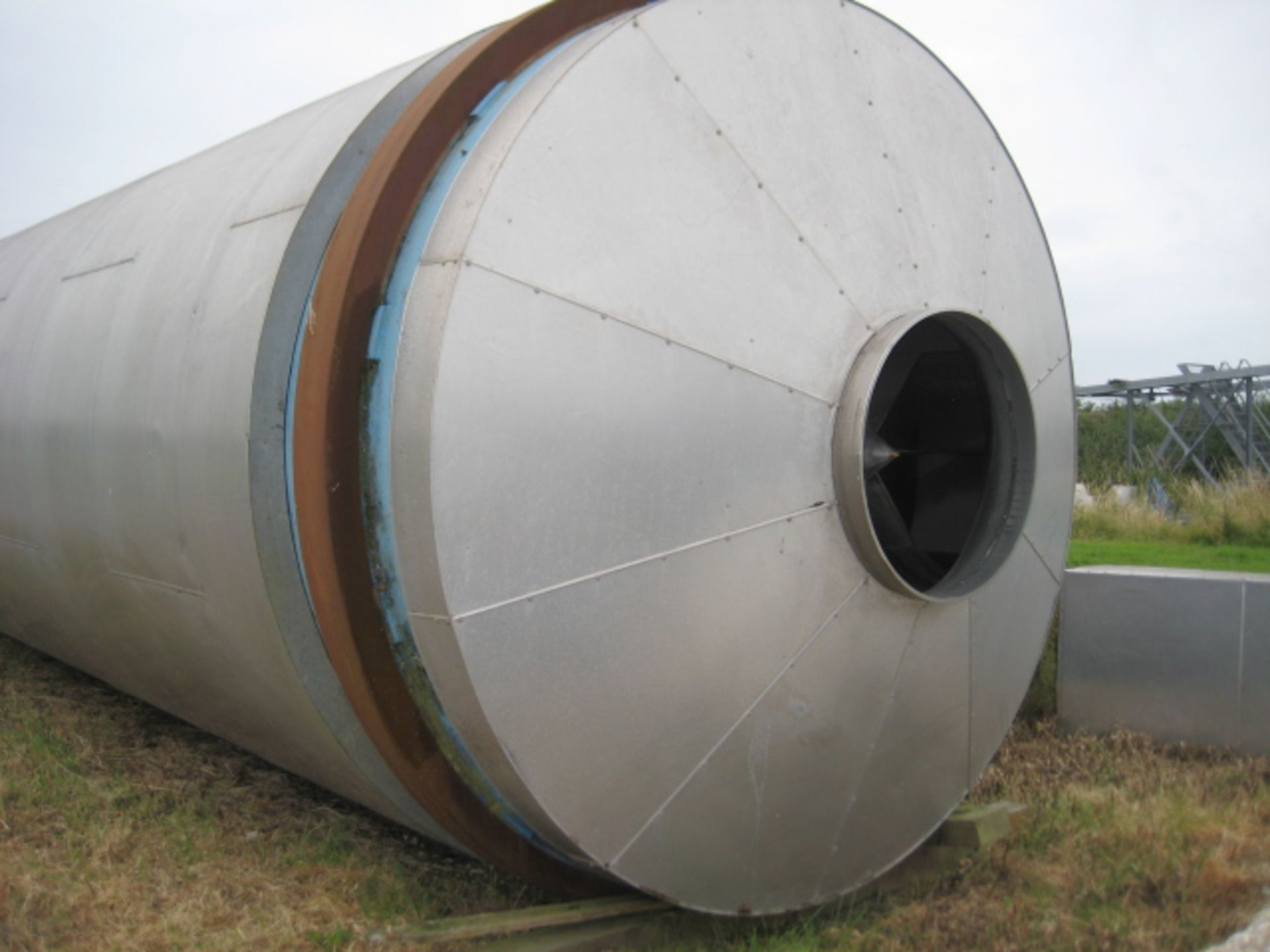 Swiss Combi Rotary Drum Dryer, in stainless steel, believed to have been built 1998 or 1999, this is - Image 5 of 15
