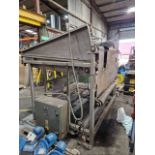 Herbert Evenflow Belt Feeder, approx.1800mm wide x 1600mm deep x 220mm high, it has a control