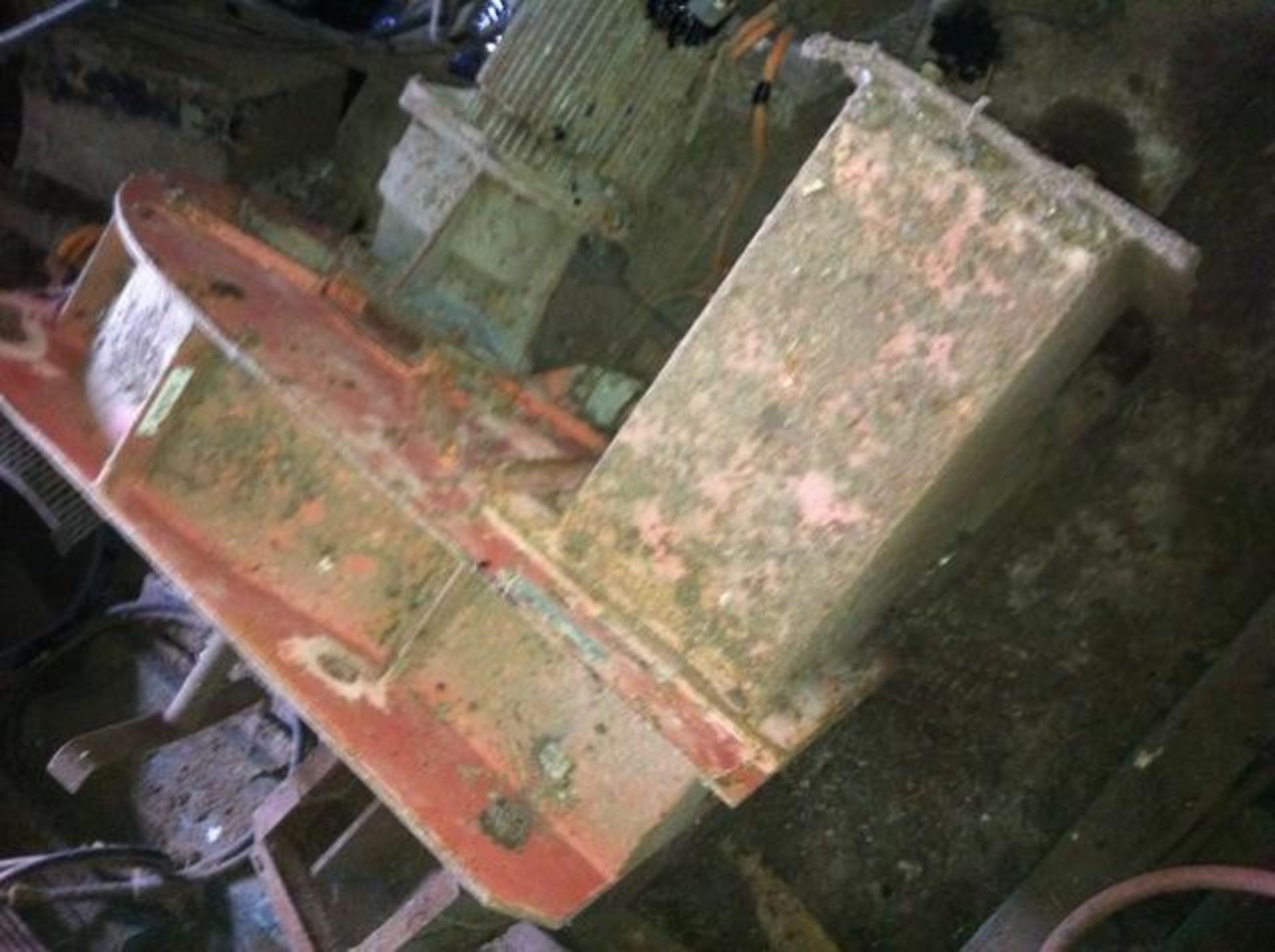Buhler Rotary Bin Discharger, with 4hp drive, approx. 600mm dia, sweep arm, feed control gate and - Image 8 of 9