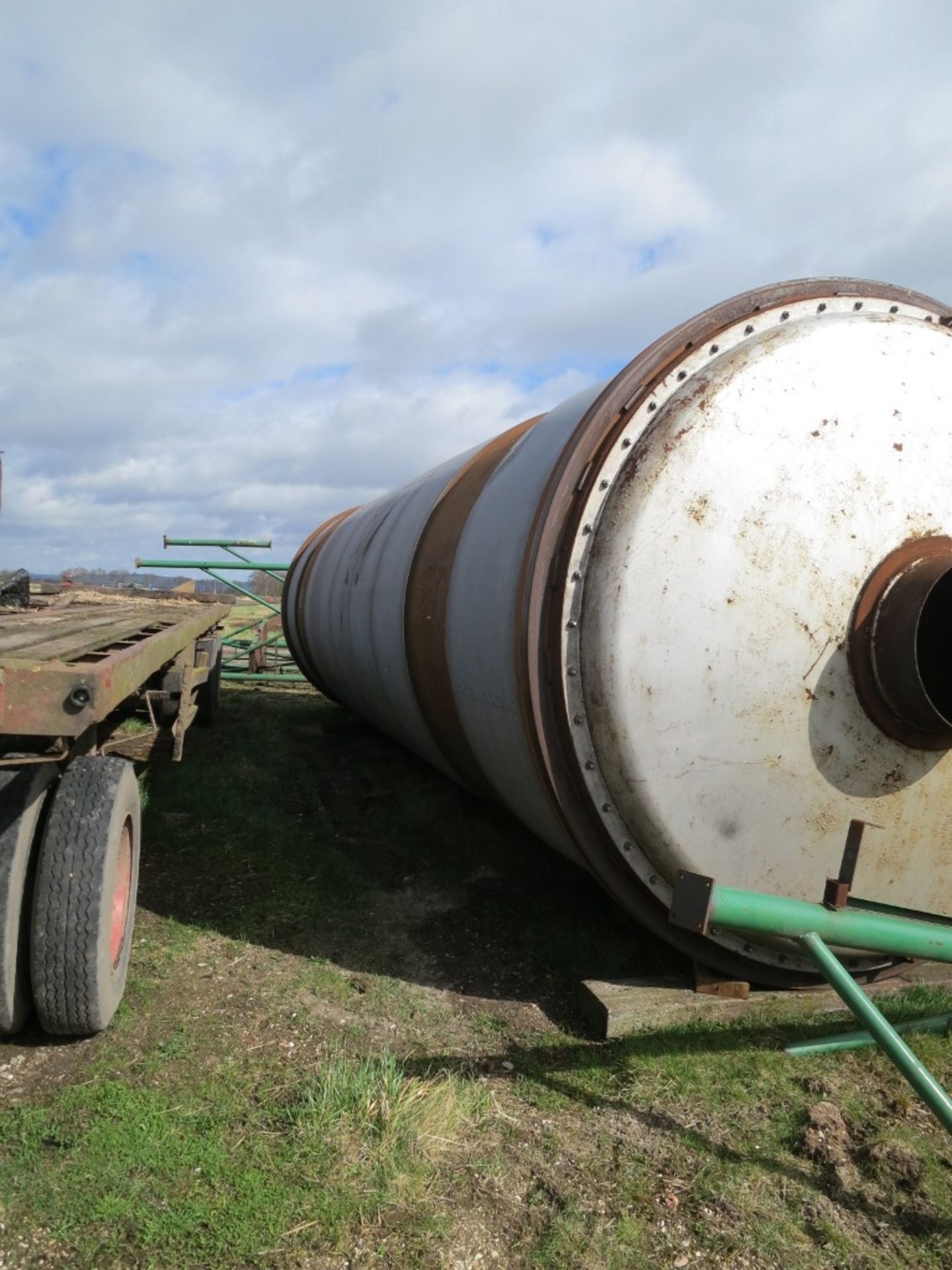 Swiss Combi Mk 5 Triple Pass Rotary Drum Dryer, probably mid 70s vintage but been refurbished in - Image 2 of 23