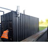 Dorset Green Piccolo SP Biomass Bed Dryer, possibly built in 2014, it is in three containers, one