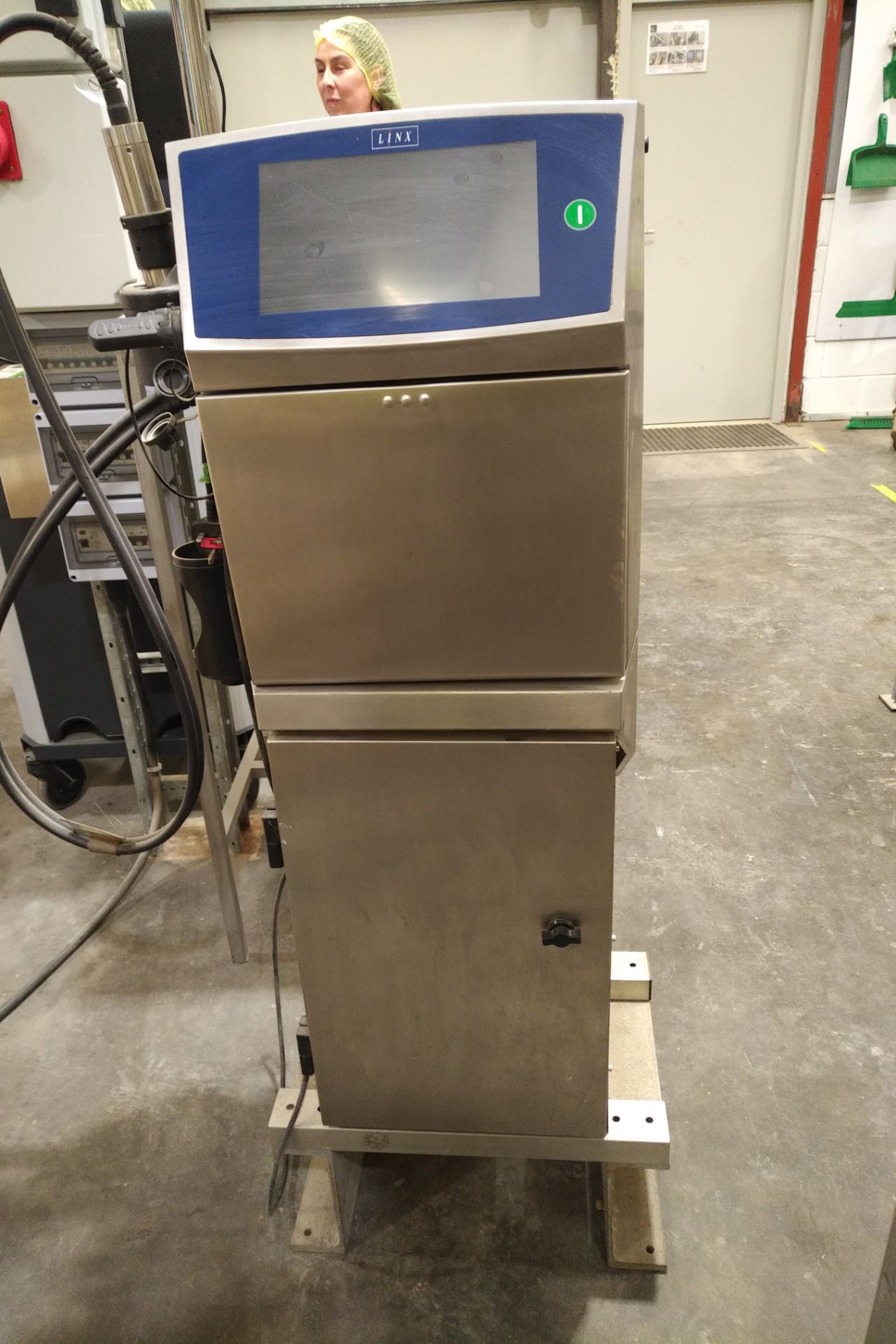 Linx 8940 IP65 Ink Jet Coder, serial no. AH793, year of manufacture 2017, approx. 0.35m deep x 0.55m