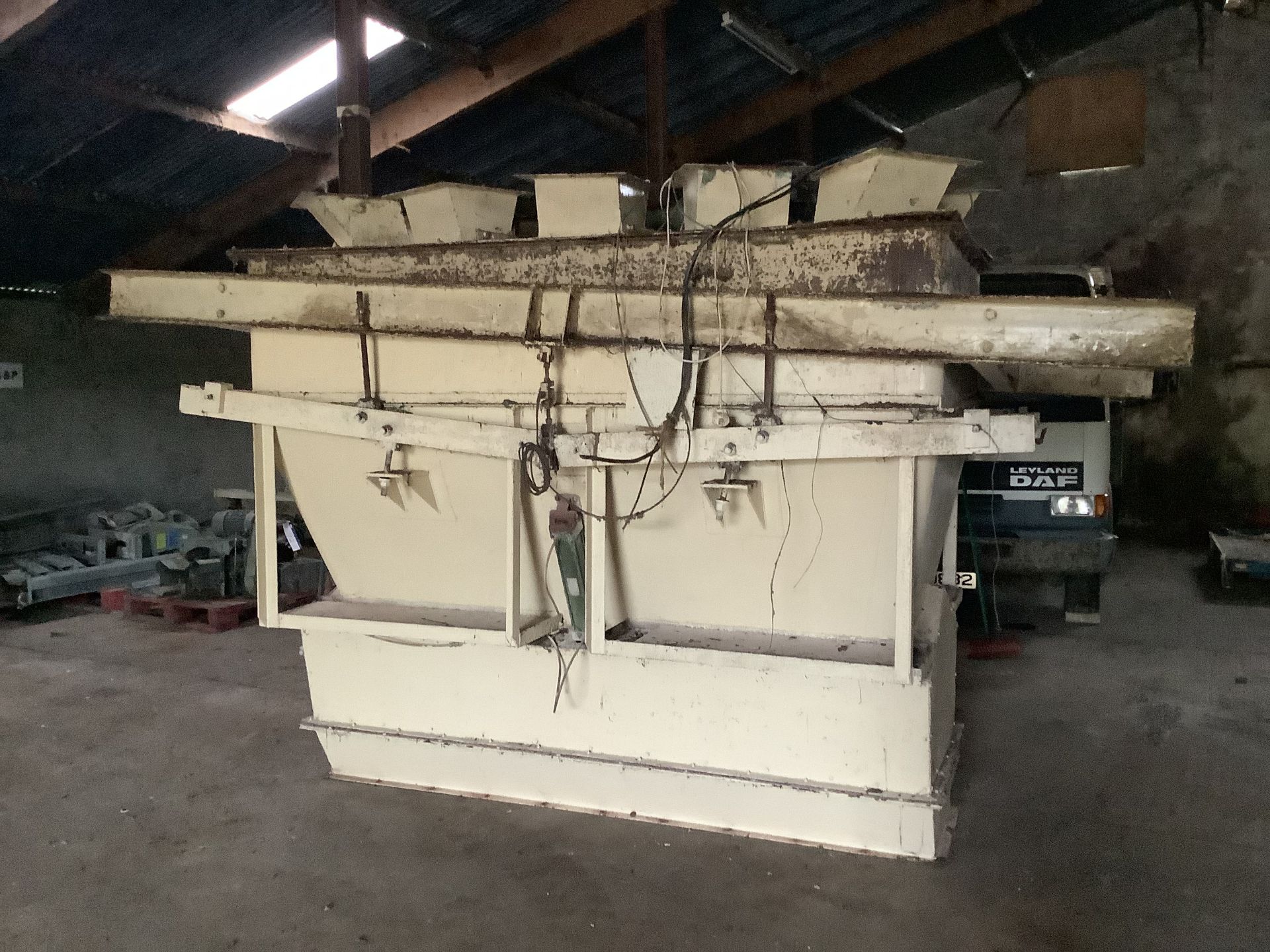 One Tonne Mild Steel Hopper Weigher (ex-situ), loading free of charge - yes, lot location Ballymena, - Image 4 of 4
