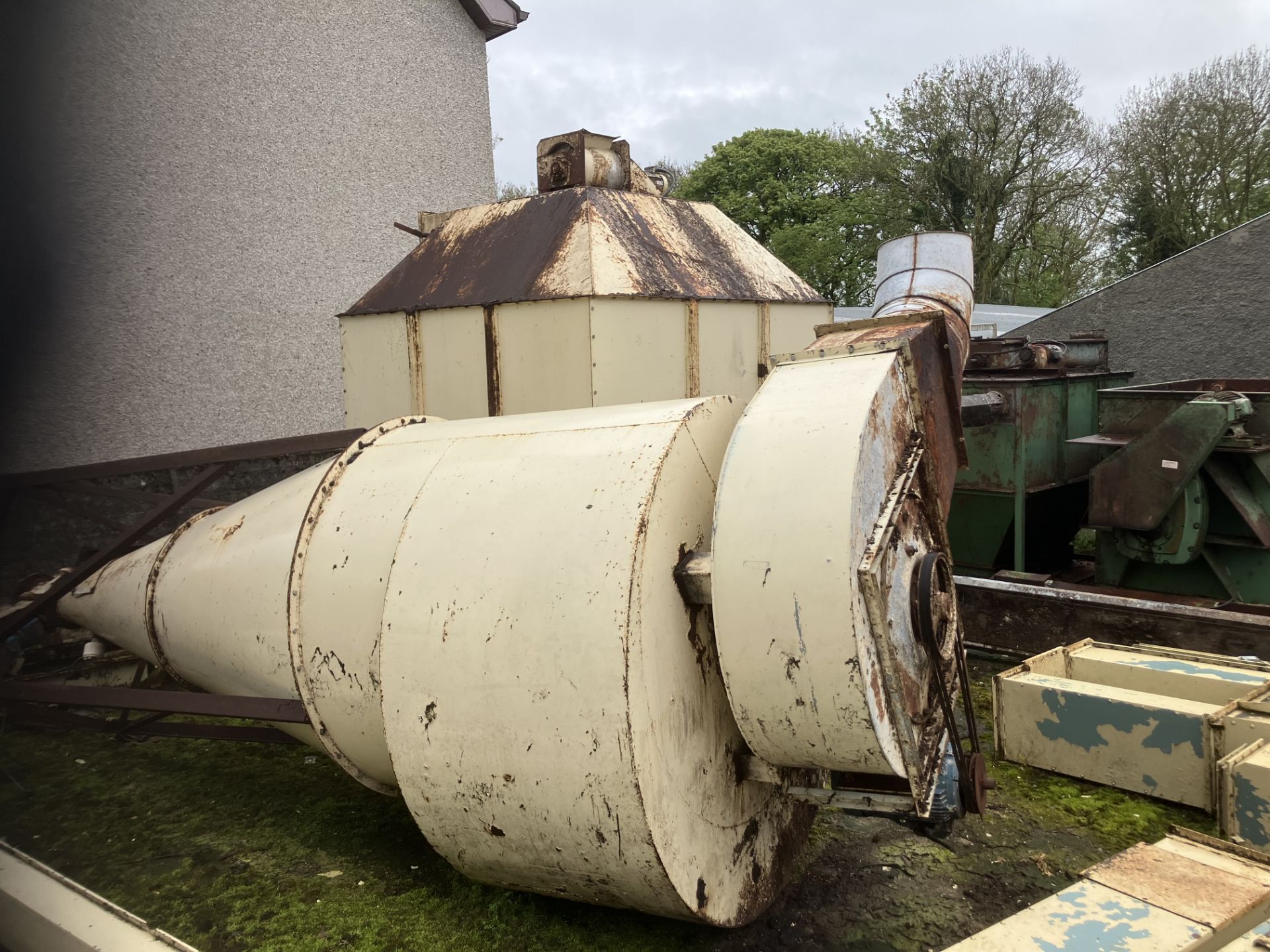 Geelen Mild Steel COUNTERFLOW COOLER, approx. 10 Tonne per hour cap. with cyclone and fan (ex-situ), - Image 2 of 4