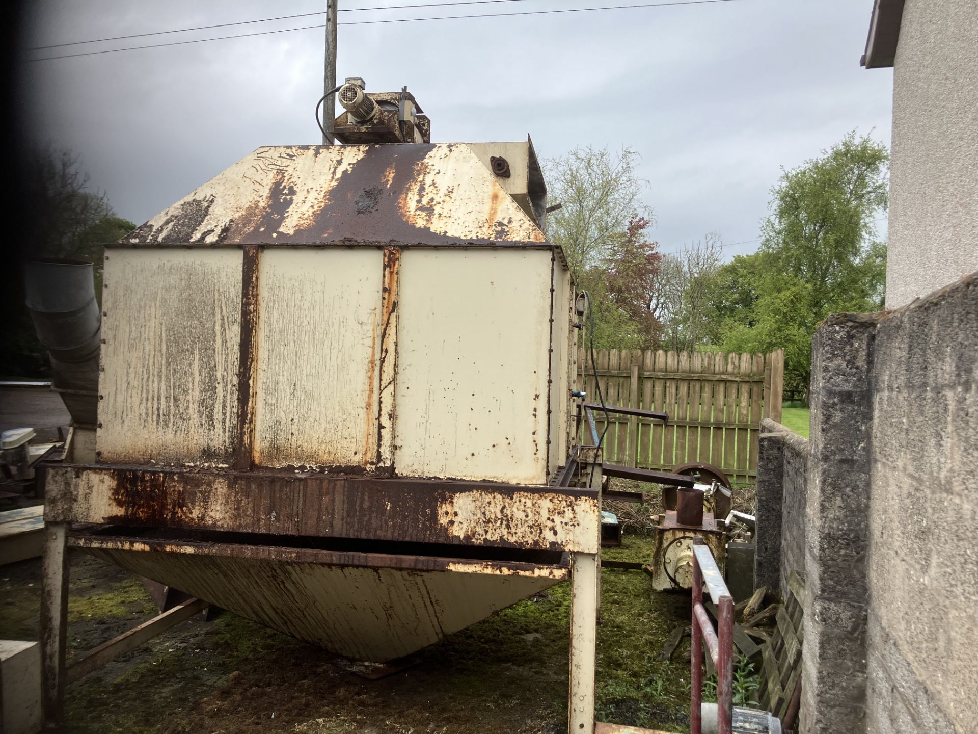 Geelen Mild Steel COUNTERFLOW COOLER, approx. 10 Tonne per hour cap. with cyclone and fan (ex-situ), - Image 3 of 4