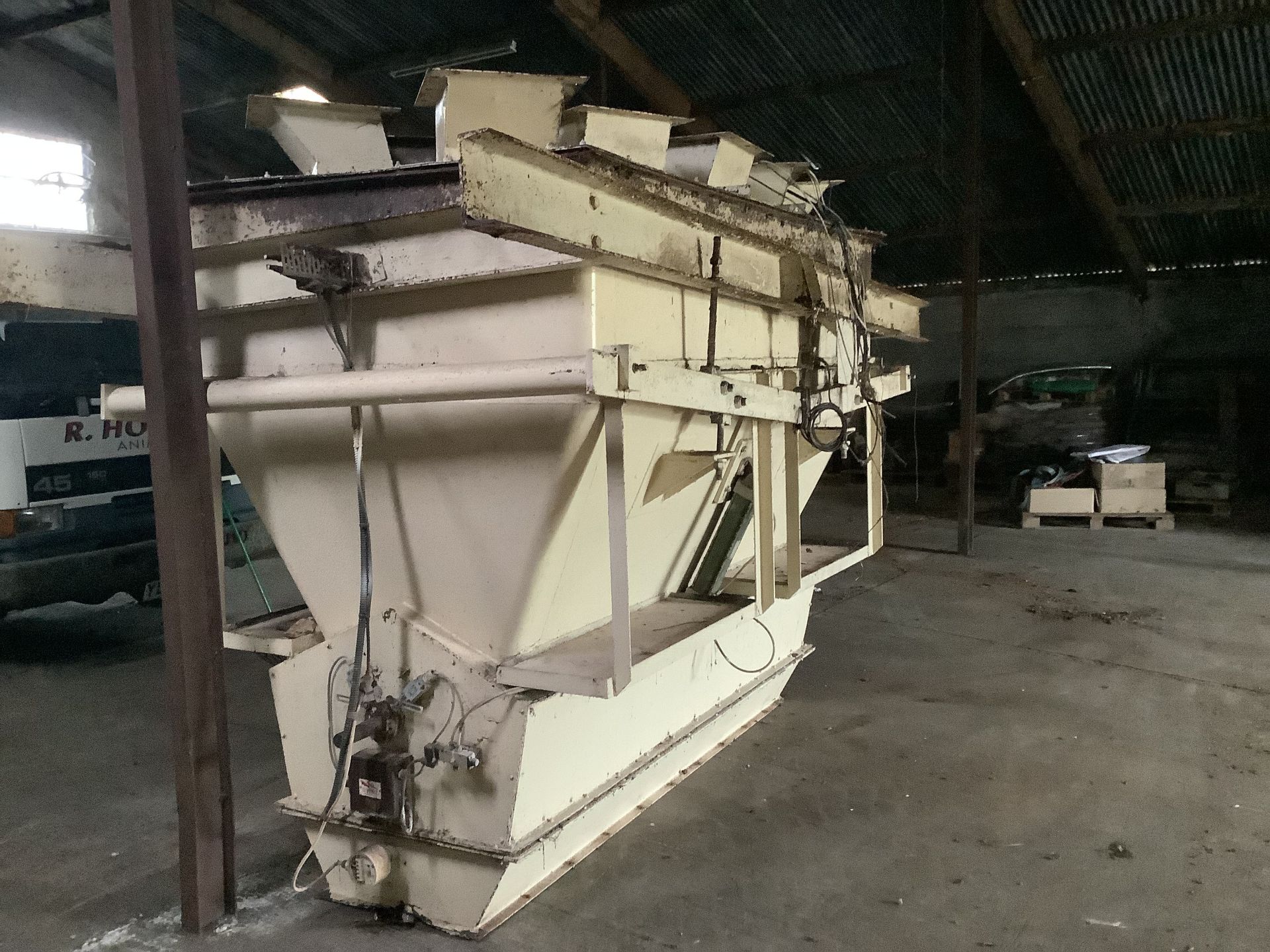One Tonne Mild Steel Hopper Weigher (ex-situ), loading free of charge - yes, lot location Ballymena, - Image 3 of 4