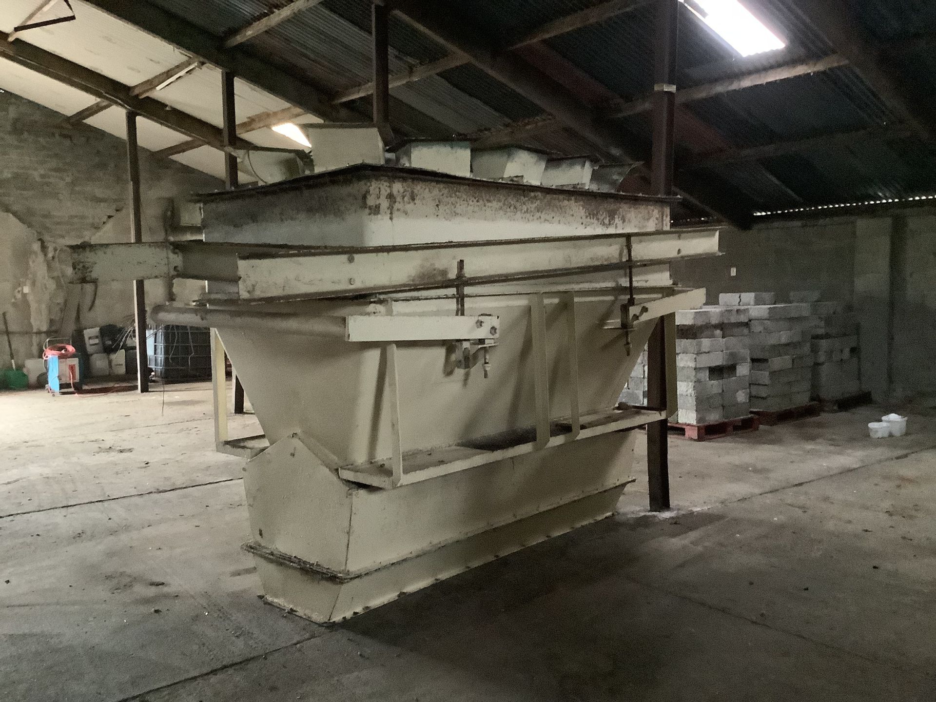 One Tonne Mild Steel Hopper Weigher (ex-situ), loading free of charge - yes, lot location Ballymena,