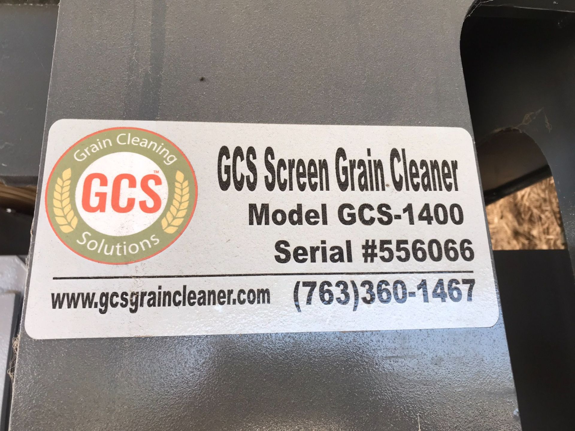 GCS 1400 Screen Grain Cleaner, year of manufacture 2024 and little used, with two screen boxes one - Image 6 of 6