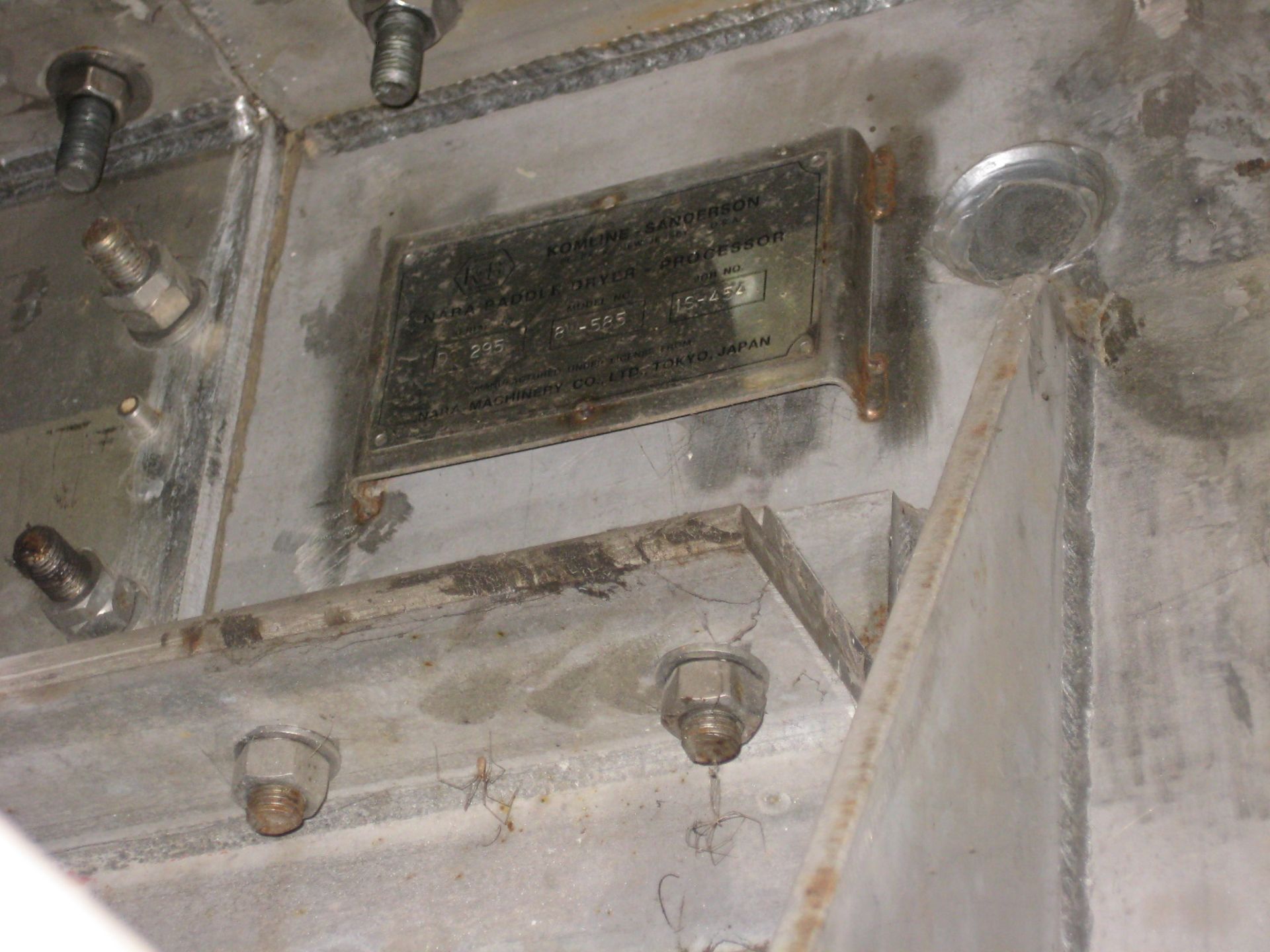 NARA Machinery Paddle Dryer, built under license by Komline-Sanderson paddle dryer, year of - Image 15 of 23