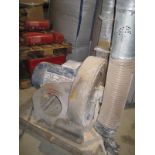 Centre Feed Hammer Mill (looks like Kongskilde), with integral fan, cyclone, rotary valve and