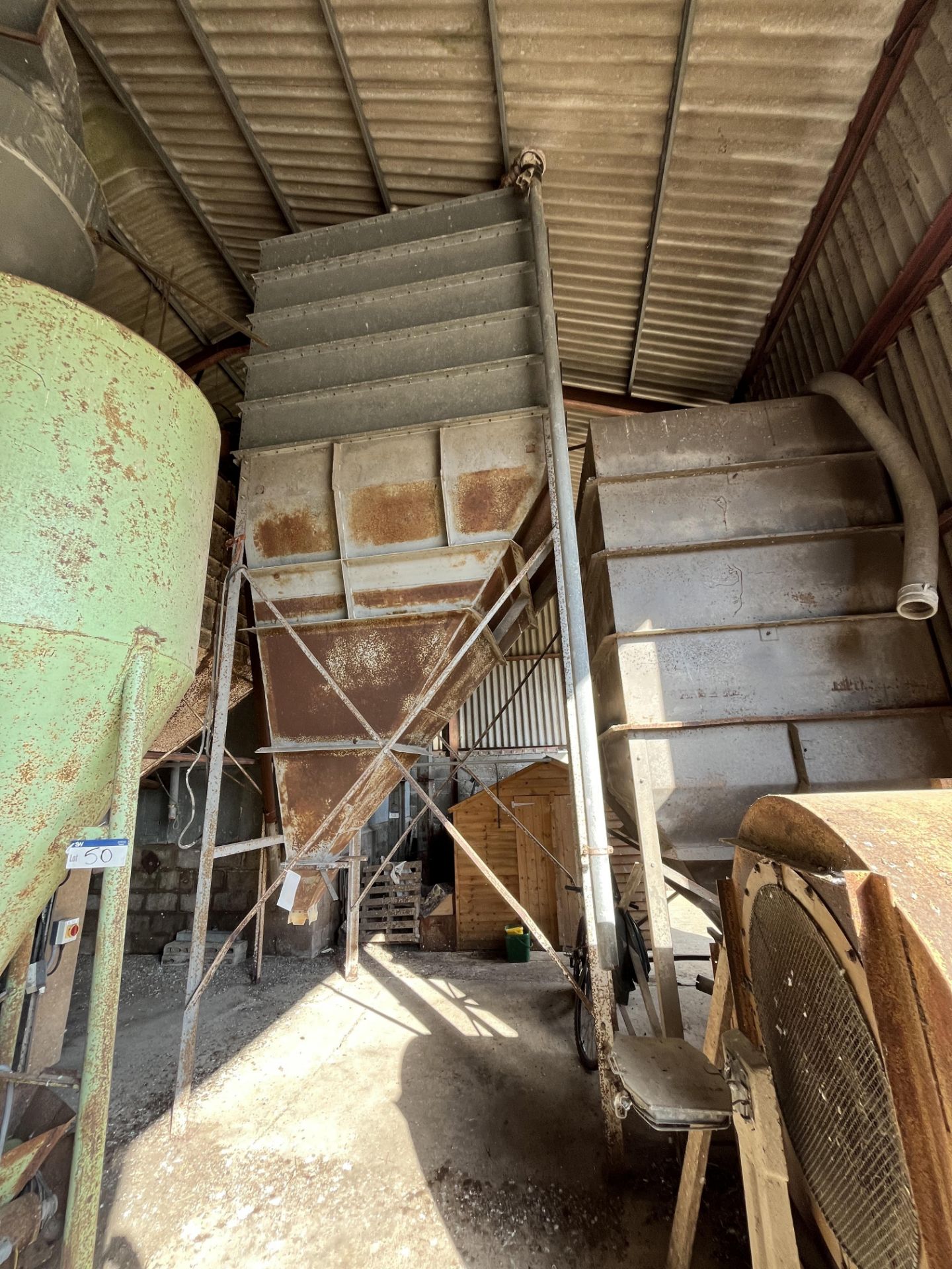 12 Tonne Free Standing Grain Silo, lot located Newark, Nottinghamshire Please read the following