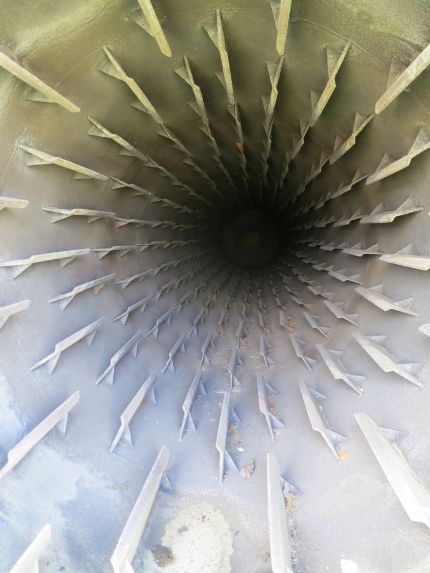 Refactory Brick Lined Furnace, approx. 2.0m O/D x 5.2m long, 700mm for the burner, burner is a - Image 11 of 11