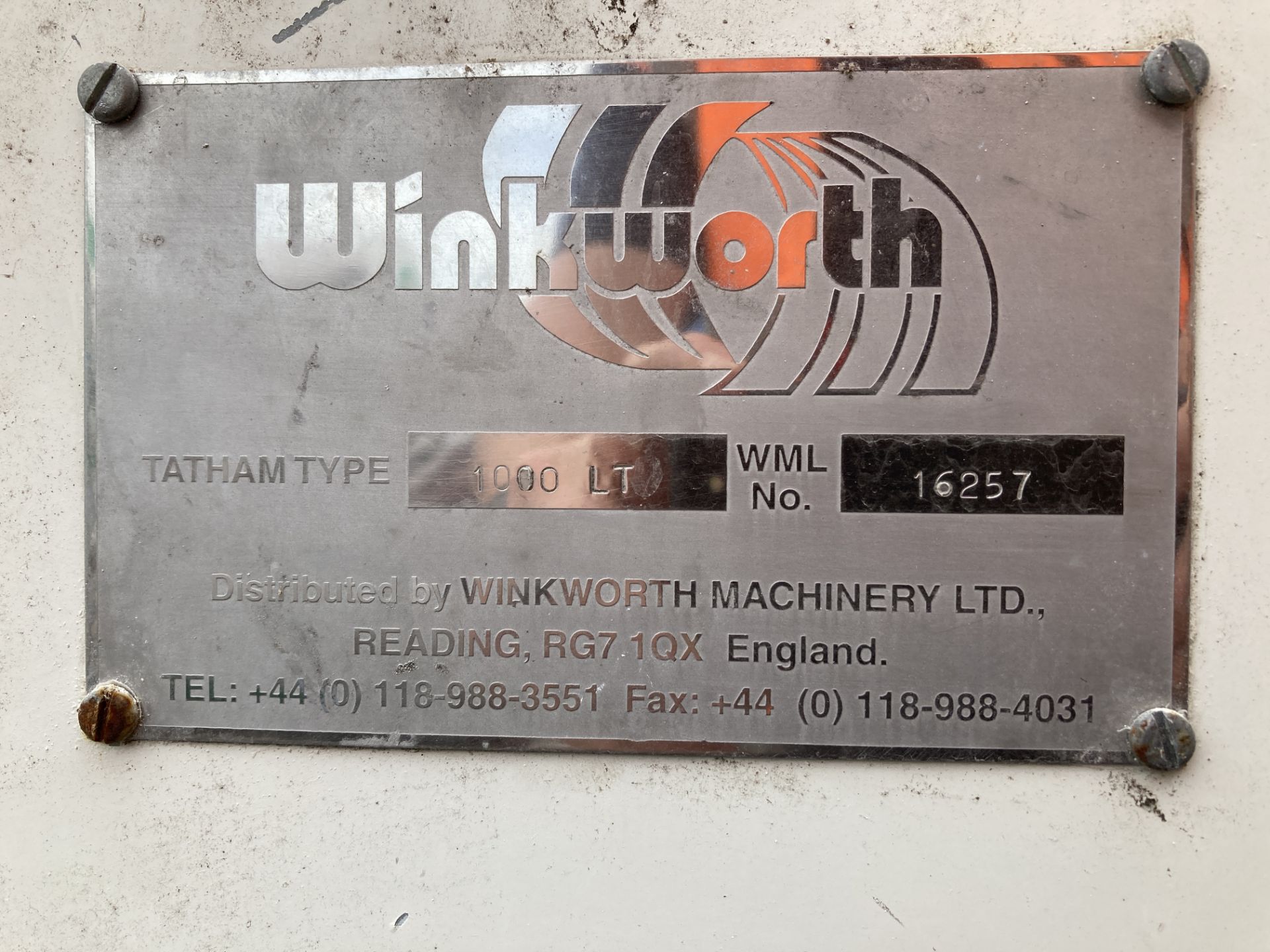 Tatham approx. 1,000 litre 304 STAINLESS STEEL TWIN SHAFT PADDLE MIXER, serial no. 15391, year of - Image 5 of 6