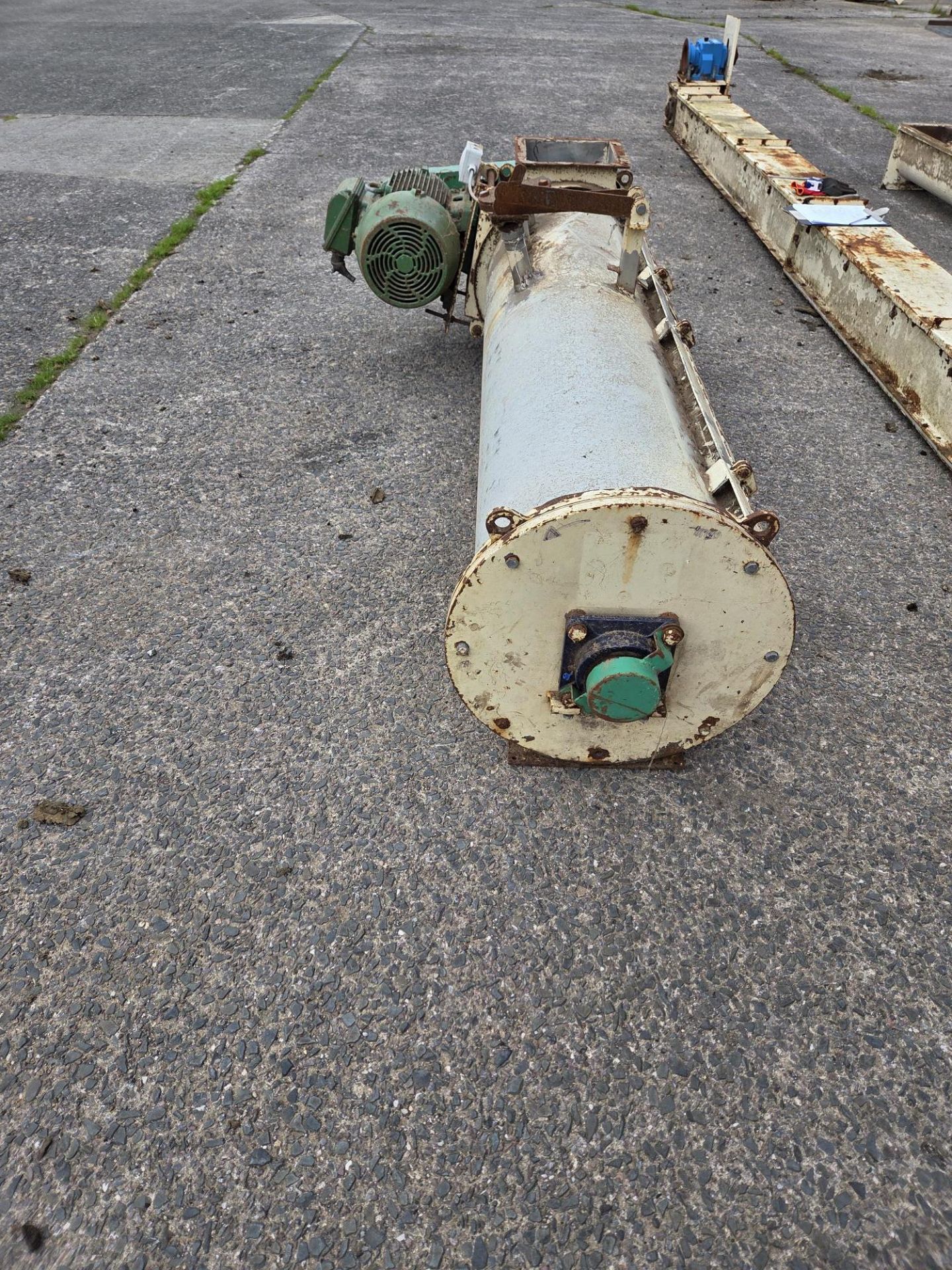 Pellet Press Conditioner, approx. 450mm dia. x 2.1m long, with stainless steel case, mild steel - Image 5 of 5