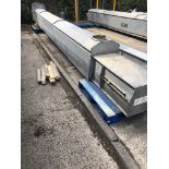 8.2m long Law Denis Belt Conveyor, year of manufacture 2008. Type: ‘Convoyeur A Bande 30’, approx.