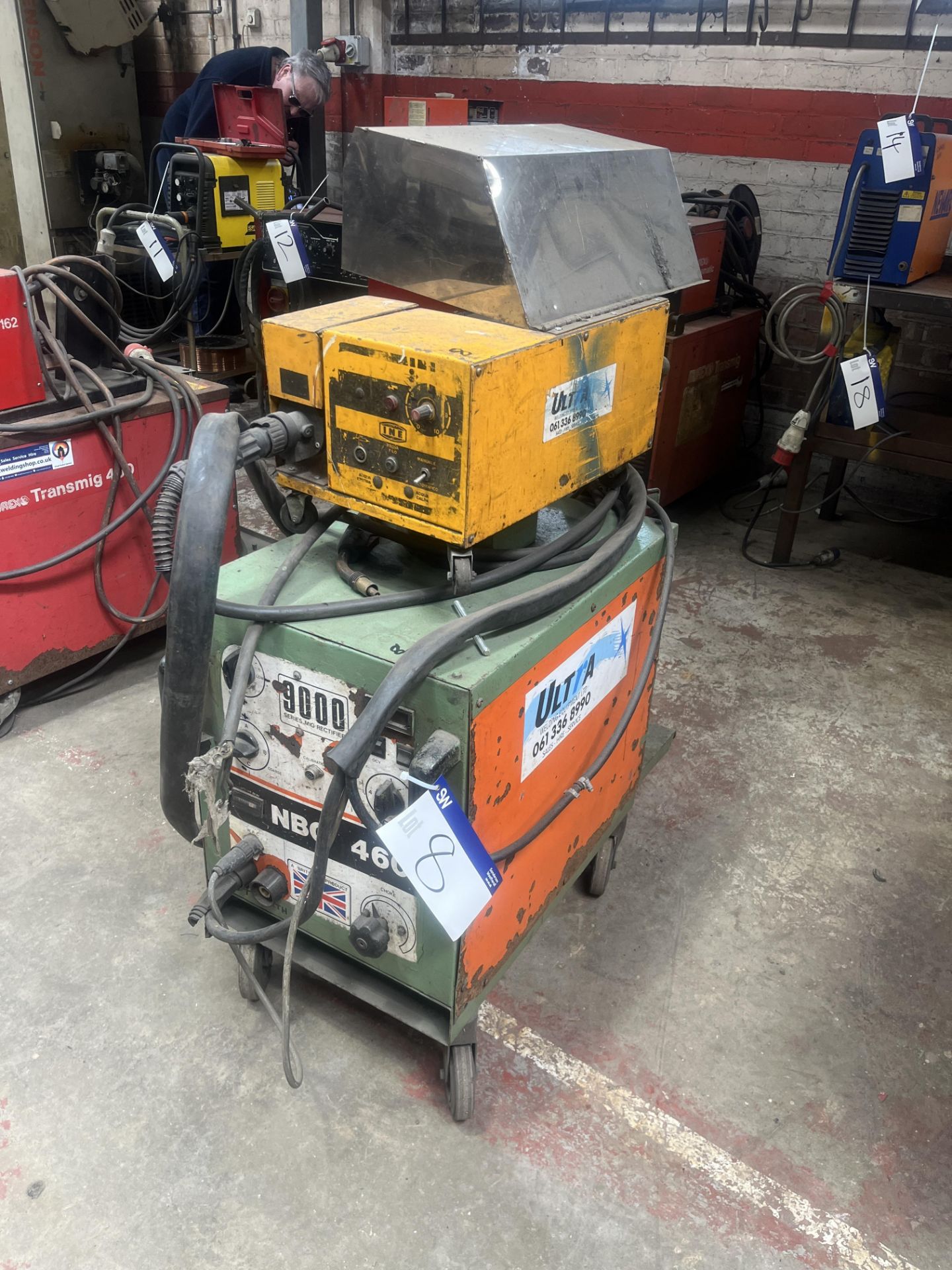MBC 460 9000 Series Mig Rectifier, with wire feed unit Please read the following important