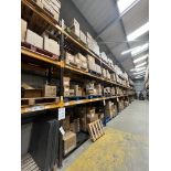 Link51 11 Bay Three Tier Boltless Steel Pallet Racking, each bay approx. 2.8m x 900mm x 4.5m high (