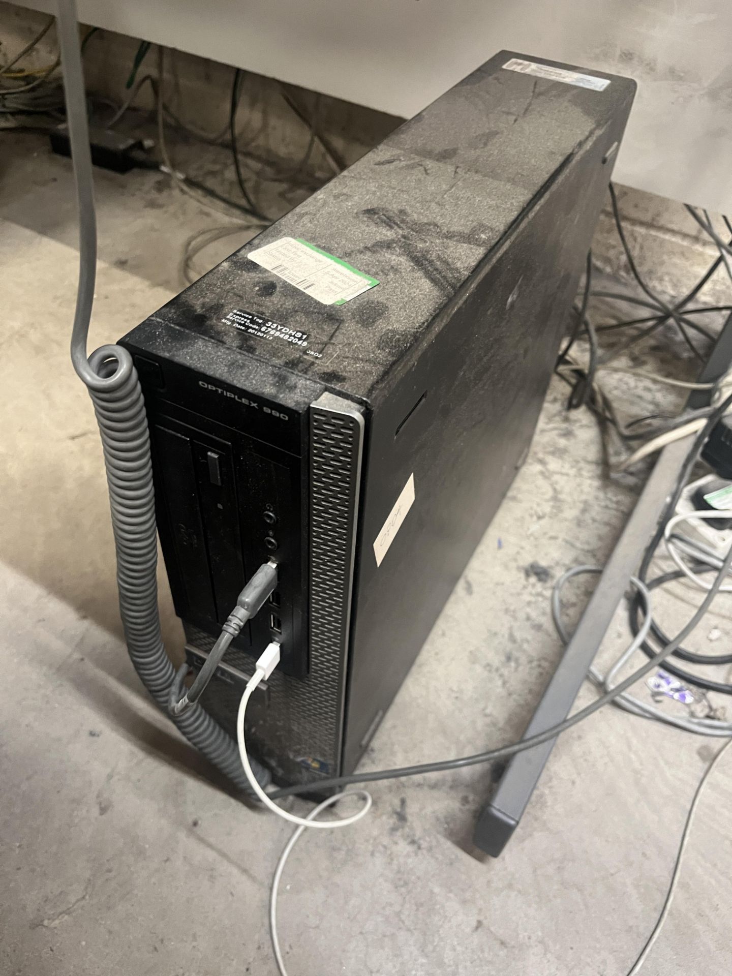 Dell OptiPlex 990 Personal Computer (hard disk removed), with flat screen monitor, keyboard and - Image 2 of 4
