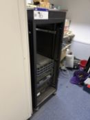 Server Cabinet, including two Dell PowerEdge R630 Intel Xeon servers, Dell PowerEdge R430 Xeon