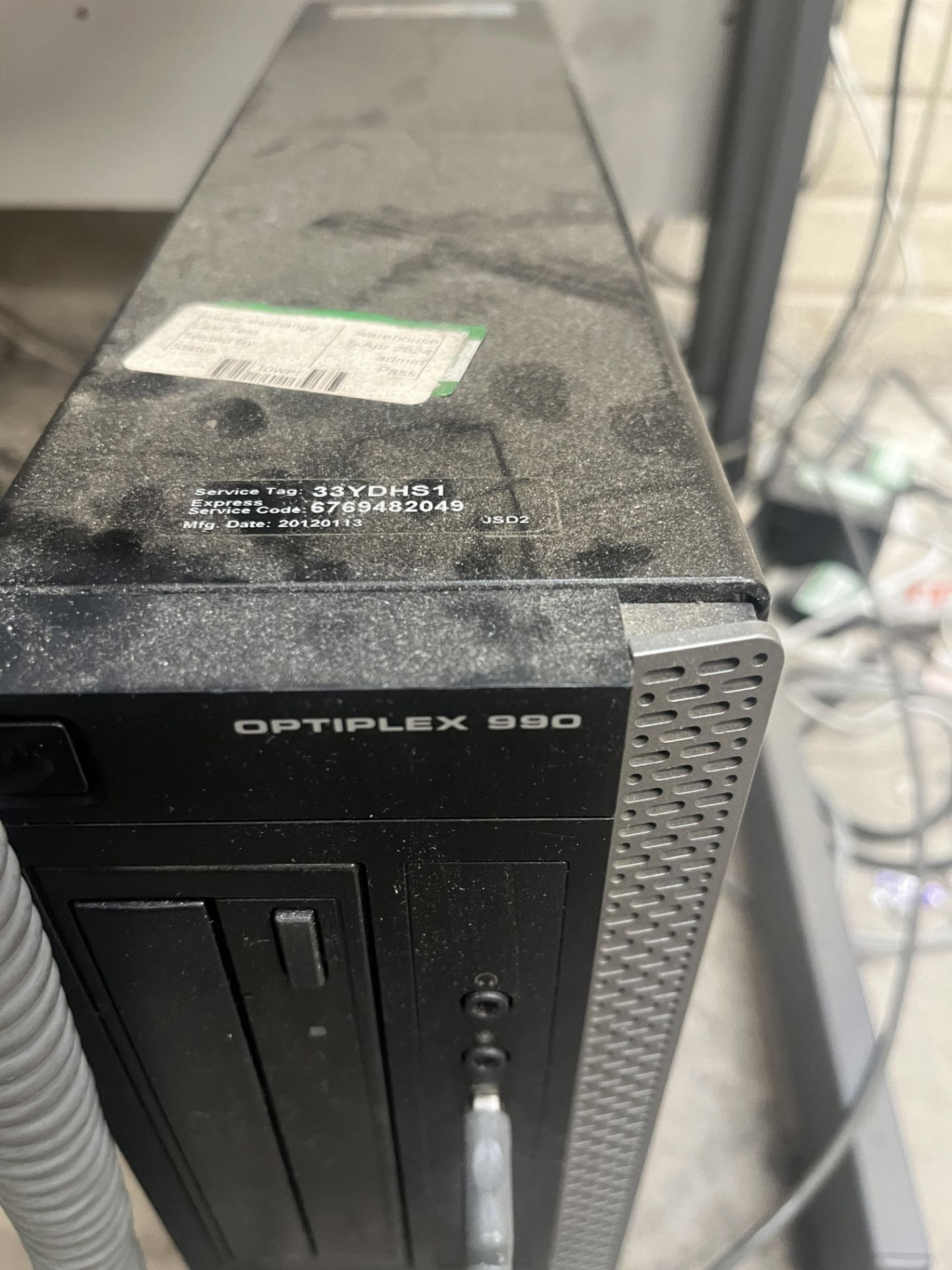 Dell OptiPlex 990 Personal Computer (hard disk removed), with flat screen monitor, keyboard and - Image 4 of 4
