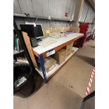 Steel Framed Racking Bench, approx. 2.45m x 800mm Please read the following important notes:- ***