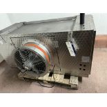 Collers & Condensors GF8/13/84 Water/ Glycol Ceiling Mounted Cooler, approx. 1.7m x 1m x 0.8m