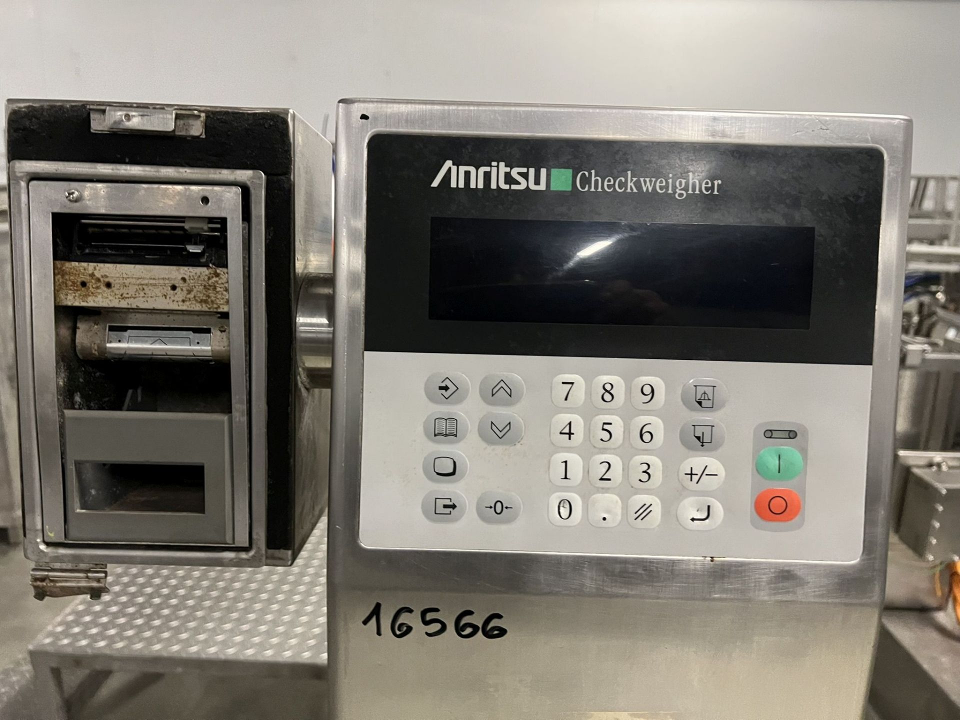 Amritsu KW 5607 AW Checkweigher, conveyor approx. 1.7m x 0.35m x 0.8m high, lift out charge - £ - Image 4 of 10