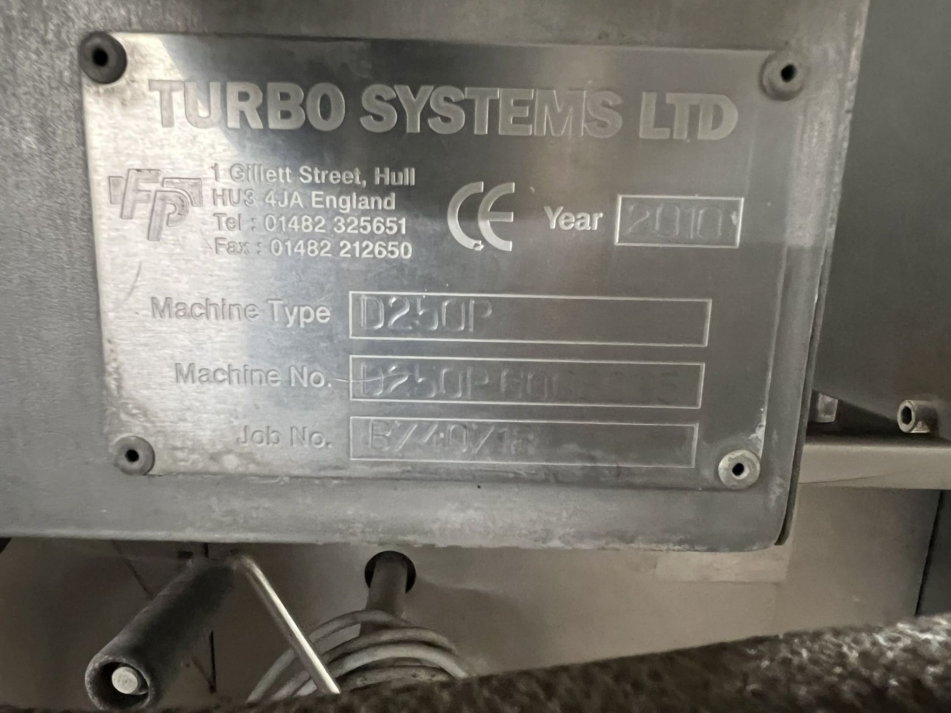 Turbo Systems D250P Mobile Twin Head Depositor, approx. 0.75m x 1.1m x 2.05m high, lift out charge - - Image 5 of 6