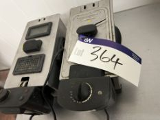 Two Progress Deep Fat Fryers (Tesco profried), lift out charge £5, lot located in Haughley Park,