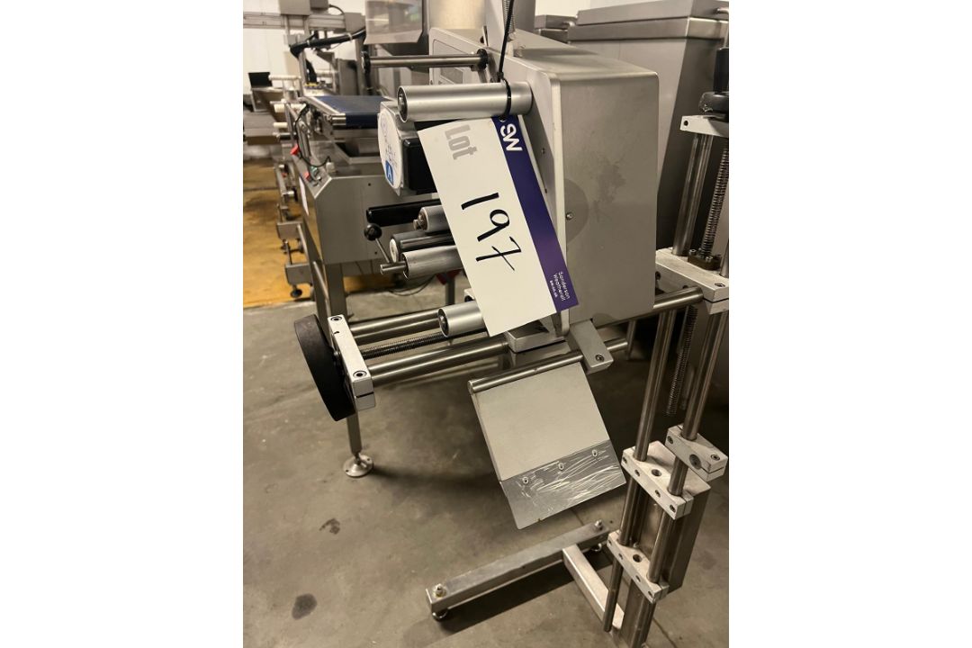 EME Series 2000 Over Conveyor Labeller, year of manufacture 2020, adjustable height, lift out charge - Image 5 of 5