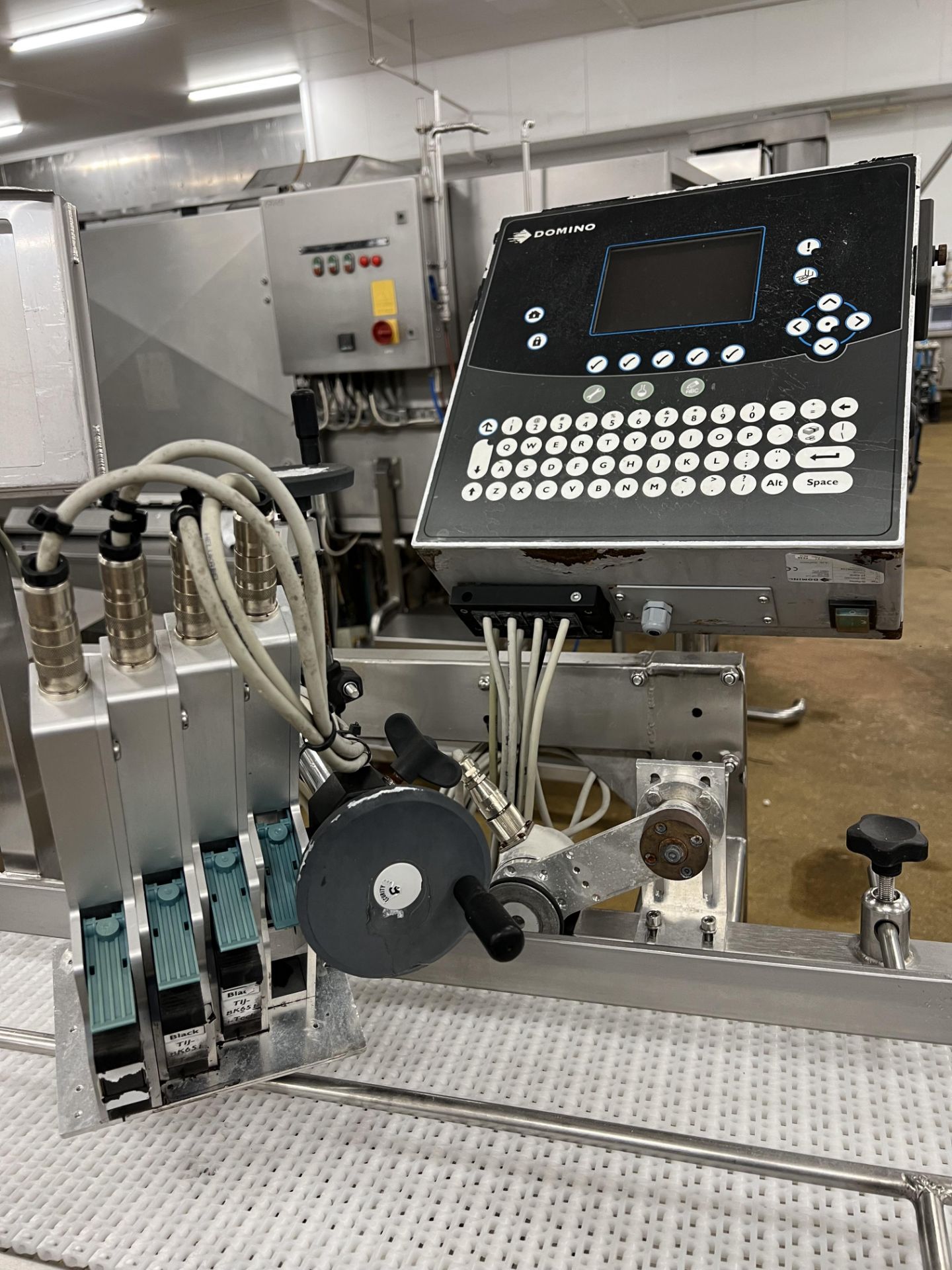 Domino Printer, with conveyor, approx. 1m x 30cm wide, overall 1m x 0.9m x 1.5m high, lift out - Image 2 of 7