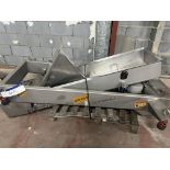 Key Iso/ Flo Vibratory Conveyor/ Gutter, max stroke 6.6, with fluted infeed hopper (not attached),