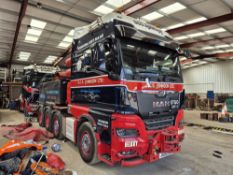 MAN TGX41.640 8x4 Tractor Unit, registration no. J600 GCS, odometer reading 99,410km (at time of