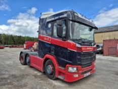 Scania R500 6x2 Tractor Unit, registration no. SN67 SGX, odometer reading 875,172km (at time of