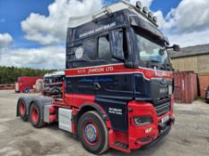 MAN TGX28.540 6x2 Tag Axle Tractor Unit, registration no. J90 GCS, odometer reading 58,467km (at