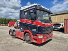 Scania R500 6x2 Tractor Unit, registration no. SN67 SGY, odometer reading 896,162km (at time of