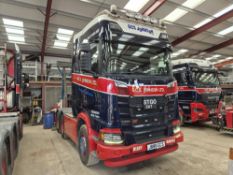 Scania S650 6x4 Tractor Unit, registration no. J888 GCS, odometer reading 409,724km (at time of