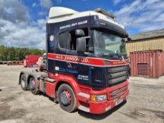 Scania R450 6x2 Tractor Unit, registration no. J999 GCS, odometer reading 1,085,919km (at time of