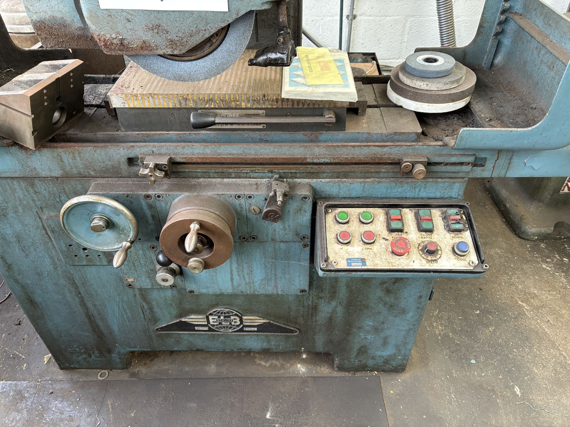 ELB-Schliff SW6VA1 Surface Grinder, serial no.29420462, 415V, three phase, 50Hz, with twin head - Image 3 of 6
