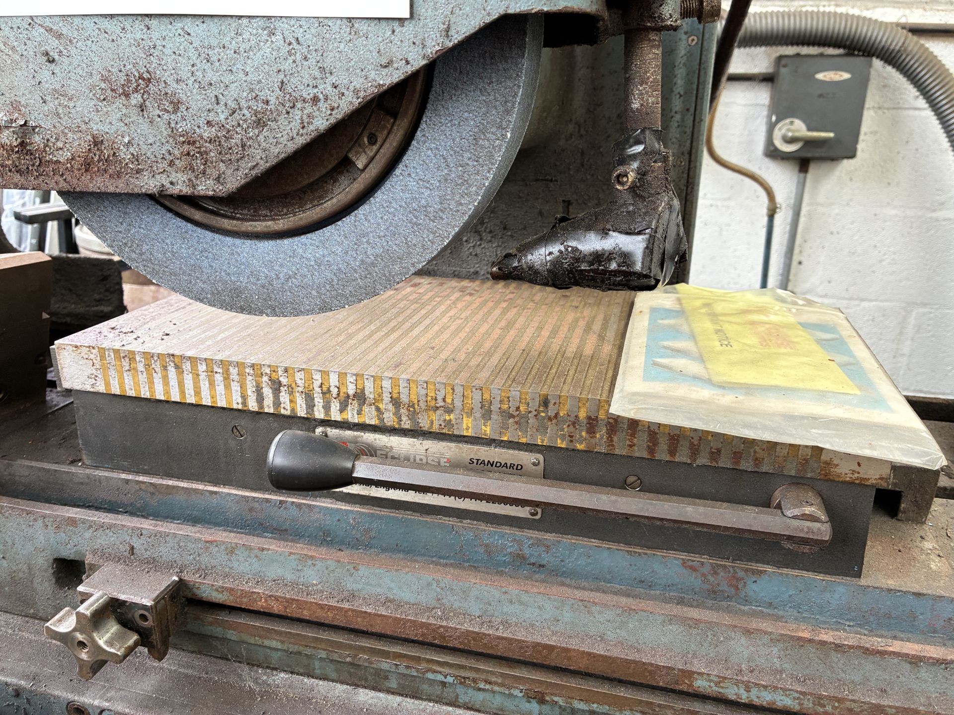 ELB-Schliff SW6VA1 Surface Grinder, serial no.29420462, 415V, three phase, 50Hz, with twin head - Image 4 of 6