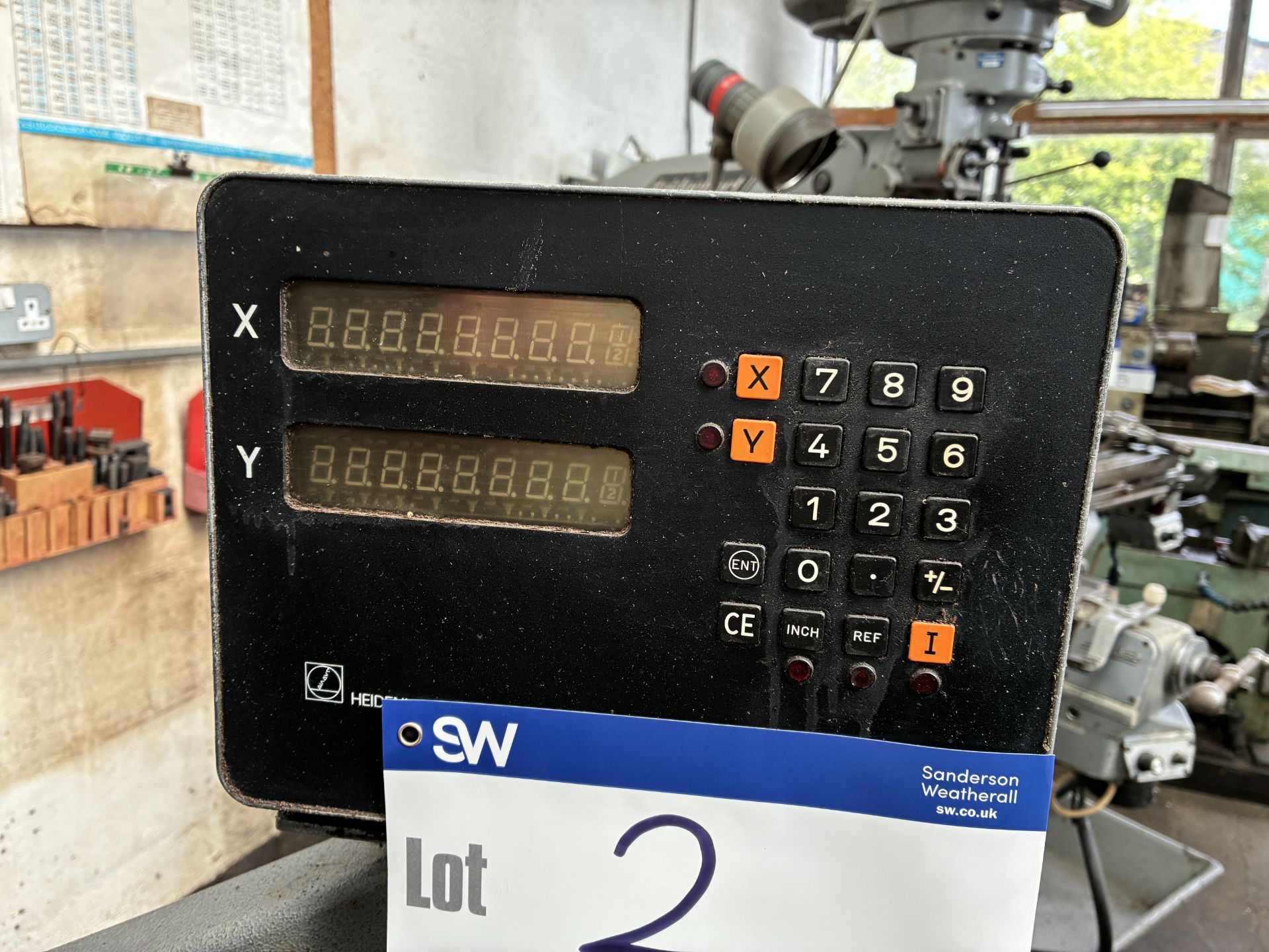 Bridgeport Series I 2HP Milling Machine, serial no. 473290889Y, 50/60Hz, with Heidenhain control - Image 4 of 5