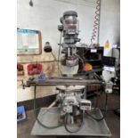 Bridgeport Series I 2HP Milling Machine, serial no. 434341087XX, 50/60Hz, with Heidenhain control