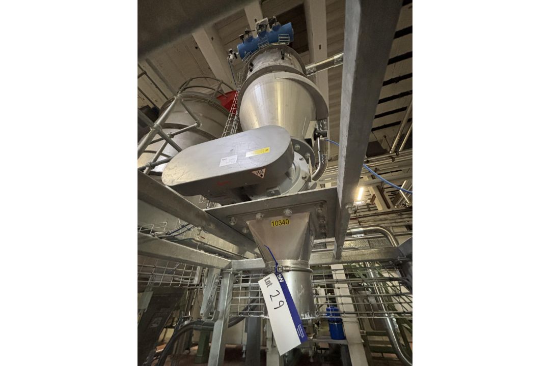 Dustcheck SFJC9-1-06 Rotary Valve Hopper, serial no. 10174, year of manufacture 2019 (please note - Image 1 of 9