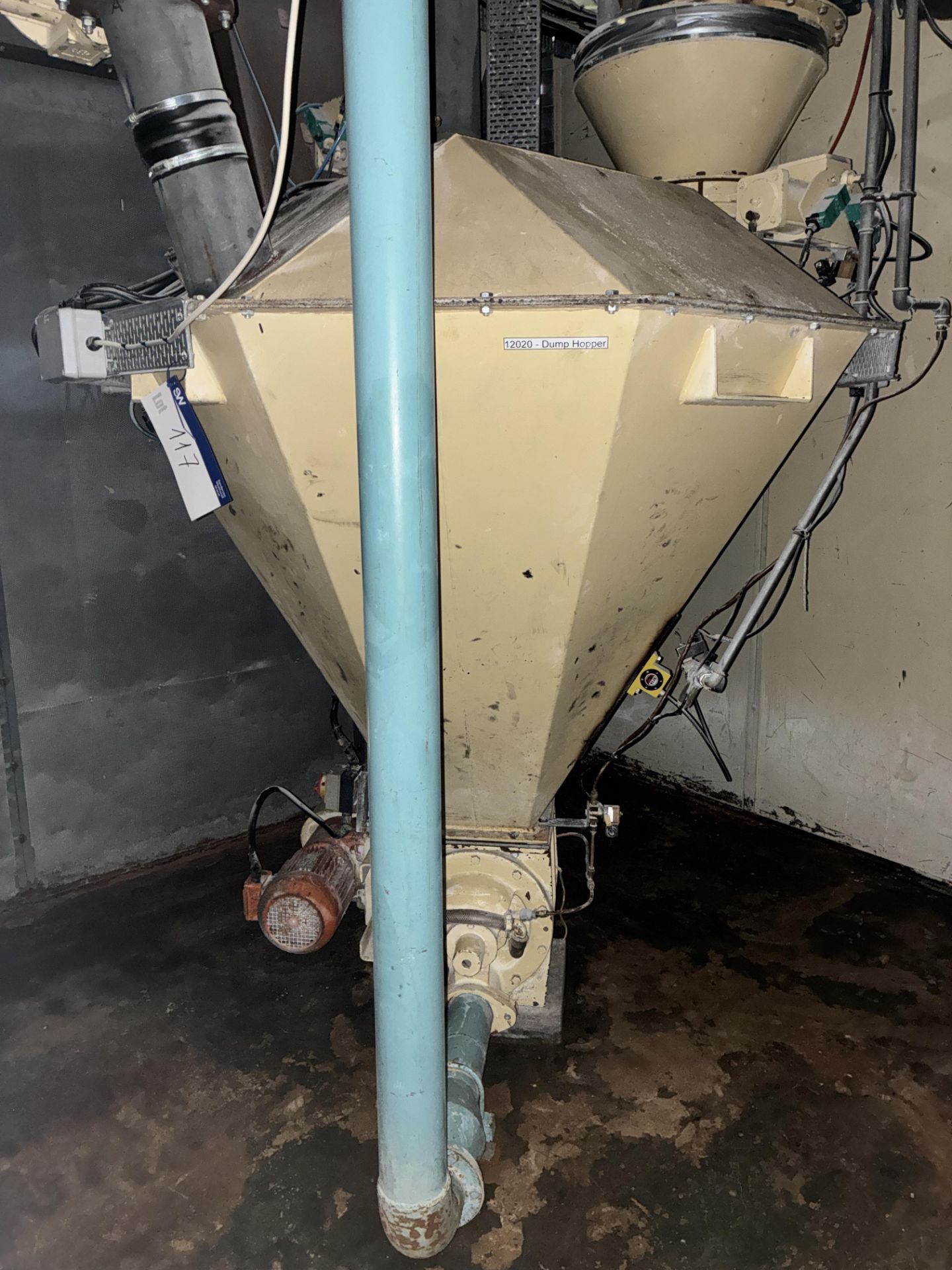 Dump Hopper & Conical Hopper, with vibrating sieves Please read the following important notes:- ***