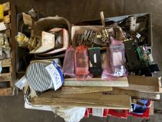 Quantity of Assorted Spare Parts, including fans, door hinges and seals, as set out on pallet Please