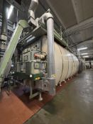 Buhler Pasta Belt Pre Drier 415V, three phase, 50Hz, with Buhler bucket elevator and vibratory