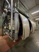 Buhler Pasta Belt Pre Drier 415V, three phase, 50Hz, with Buhler bucket elevator (please note this
