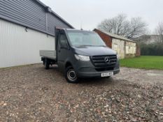 Mercedes-Benz 317CDI Sprinter 3.5 Tonne Automatic Diesel Flatbed Dropside Pickup, registration no.