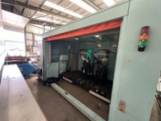 Panasonic TA1400 Twin Robotic Mig Welding Cell, year of manufacture 2010, with rotary table and
